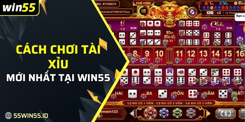 Cách Chơi Tài Xỉu WIN55: Game bài uy tín, phần thưởng khủng 2 Cập nhập cách chơi tài xỉu mới nhất tại Win55